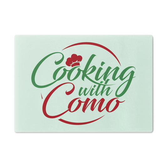 Cooking with Como - Glass Cutting Board