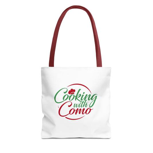 Cooking with Como Tote Bag - Perfect for Chefs and Food Lovers